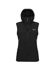 SALEWA | Gilet da donna da scialpinismo Sella Durastretch con cappuccio | Nero