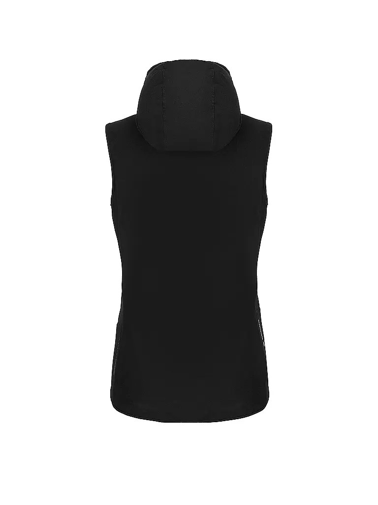 SALEWA | Gilet da donna da scialpinismo Sella Durastretch con cappuccio | Nero
