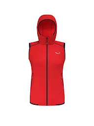SALEWA | Gilet outdoor da donna Pedroc Durastretch Light con cappuccio | Rosso