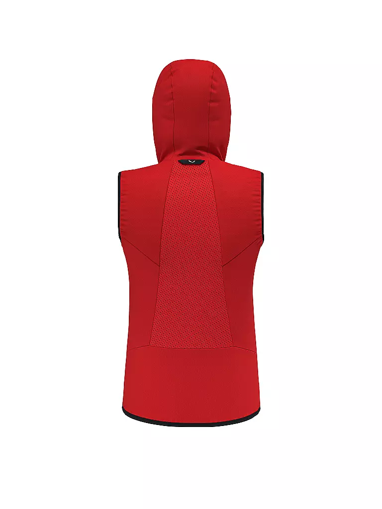 SALEWA | Gilet outdoor da donna Pedroc Durastretch Light con cappuccio | Rosso