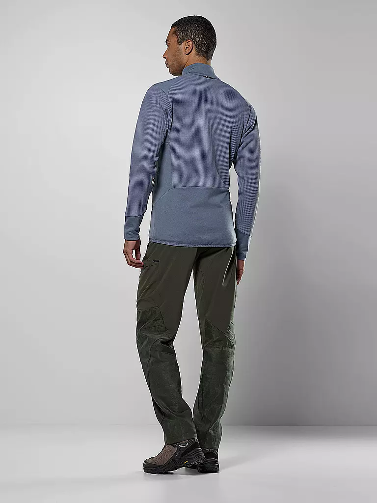 SALEWA | Herren Fleecejacke Puez  Waffle Hoodie | Grigio