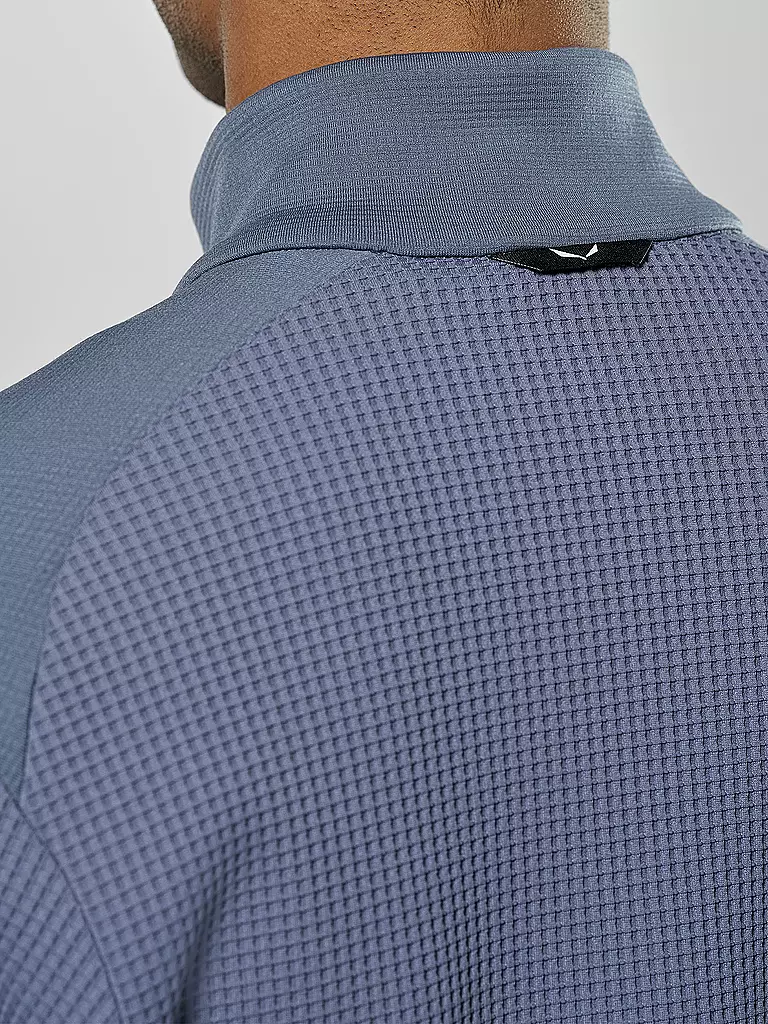 SALEWA | Herren Fleecejacke Puez  Waffle Hoodie | Grigio