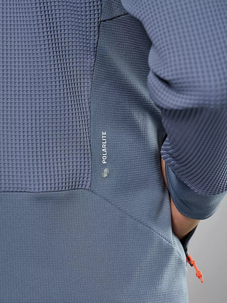 SALEWA | Herren Fleecejacke Puez  Waffle Hoodie | Grigio