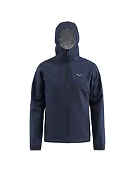 SALEWA | Herren Wanderjacke Puez Aqua 4 2.5L Powertex Hoodie | Blu scuro