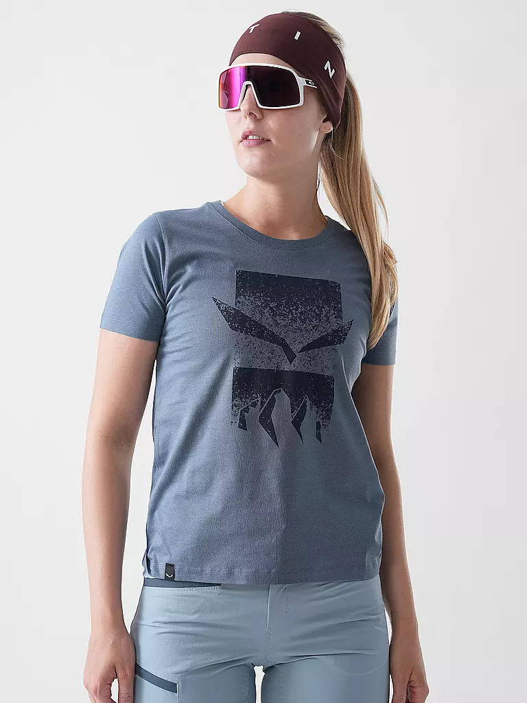 SALEWA | Maglietta funzionale da donna Eagle 3 Cime | Blu scuro