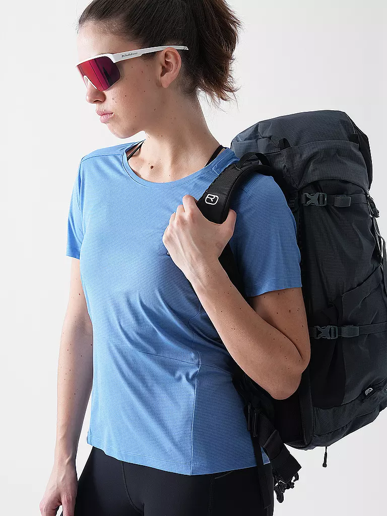 SALEWA | Maglietta funzionale da donna Puez Sporty Dry'Ton | Blu chiaro