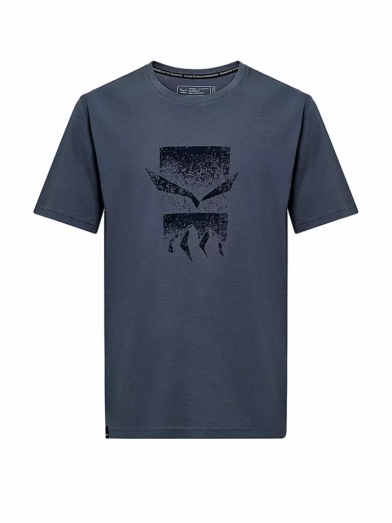 SALEWA | Maglietta funzionale da uomo Eagle 3 Cime | Blu scuro
