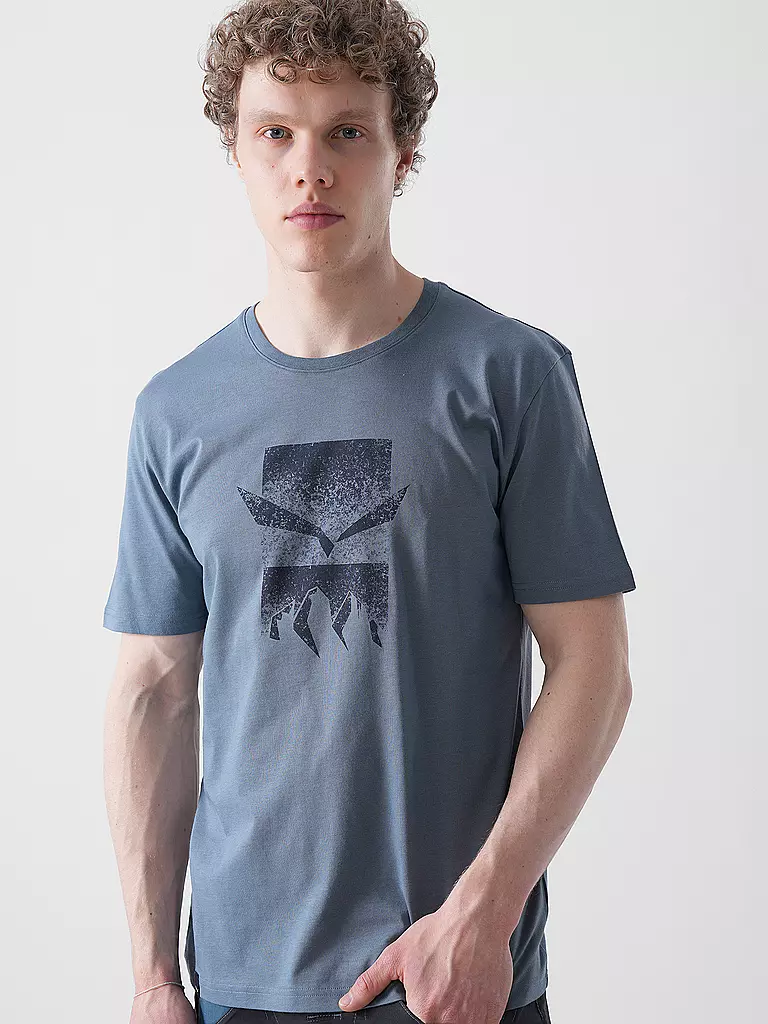 SALEWA | Maglietta funzionale da uomo Eagle 3 Cime | Blu scuro