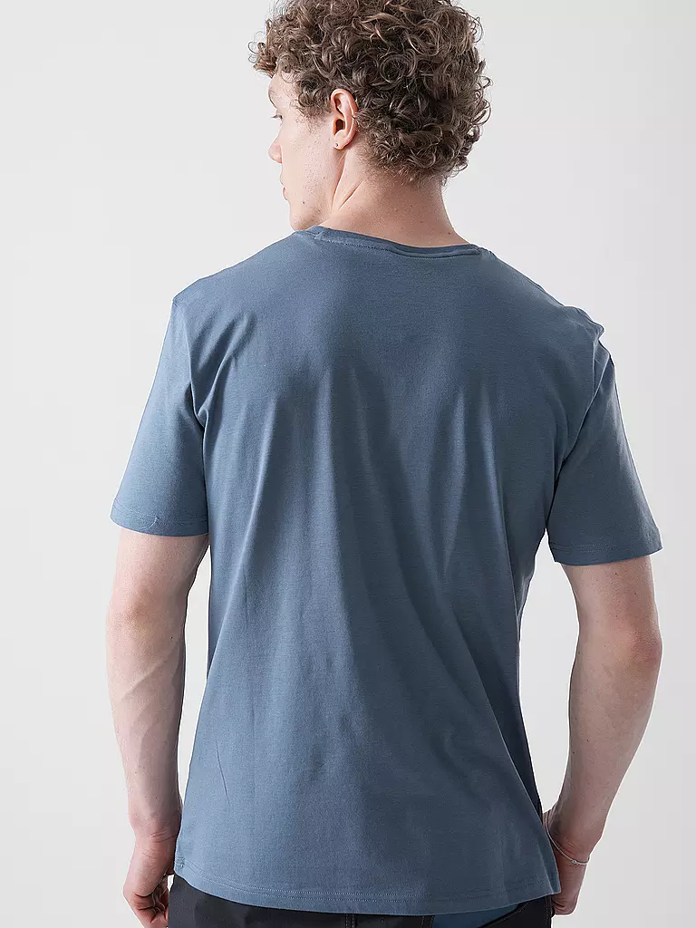 SALEWA | Maglietta funzionale da uomo Eagle 3 Cime | Blu scuro