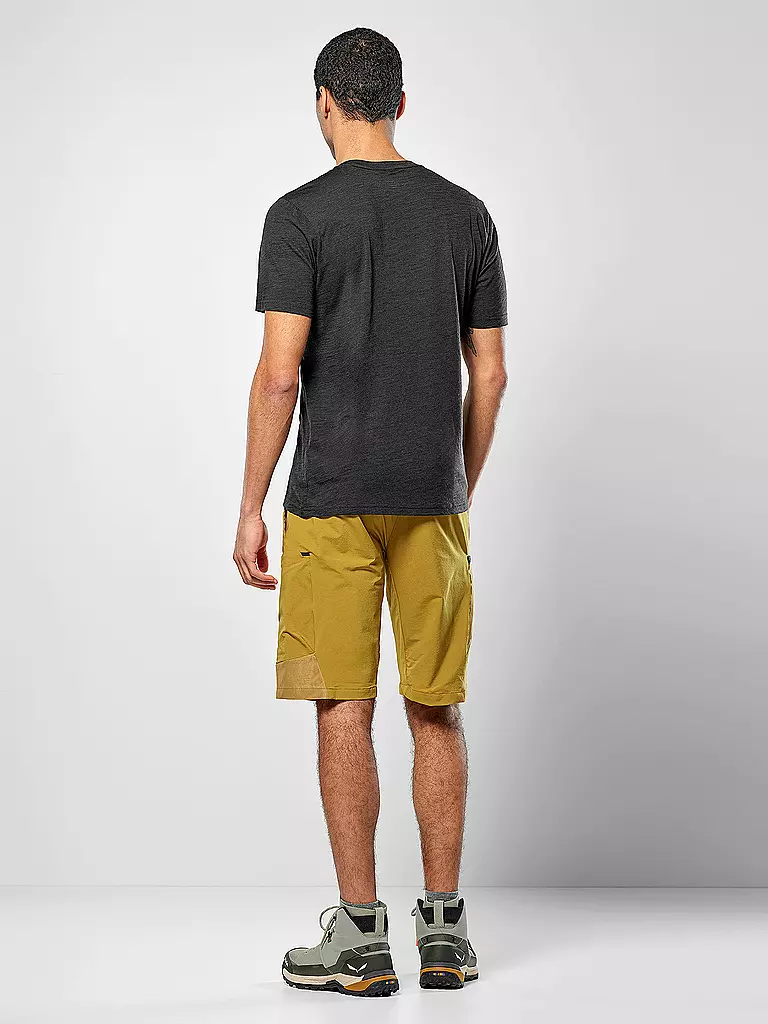 SALEWA | Maglietta funzionale da uomo Eagle Dotted Merino | Nero