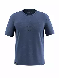 SALEWA | Maglietta funzionale da uomo Eagle Eitd Merino | Blu scuro