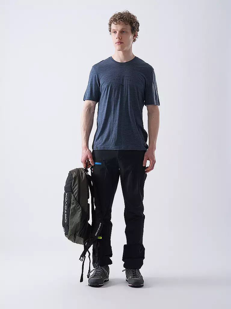 SALEWA | Maglietta funzionale da uomo Eagle Eitd Merino | Blu scuro