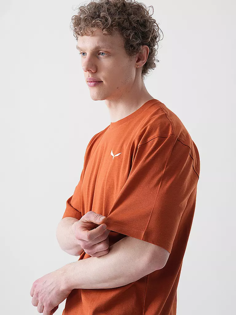 SALEWA | Maglietta funzionale da uomo Eagle Sunset Loose | Arancione