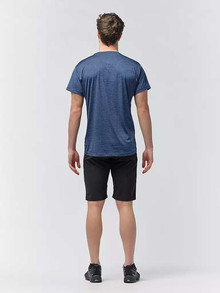 SALEWA | Maglietta funzionale da uomo Puez Melange Dry | Blu scuro