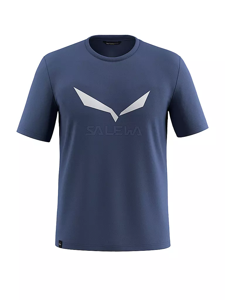 SALEWA | Maglietta funzionale da uomo Solidlogo Dri-Release® | Blu scuro