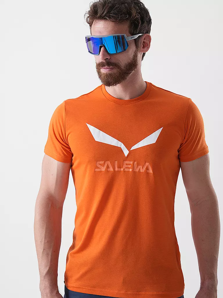 SALEWA | Maglietta funzionale da uomo Solidlogo Dri-Release® | Arancione