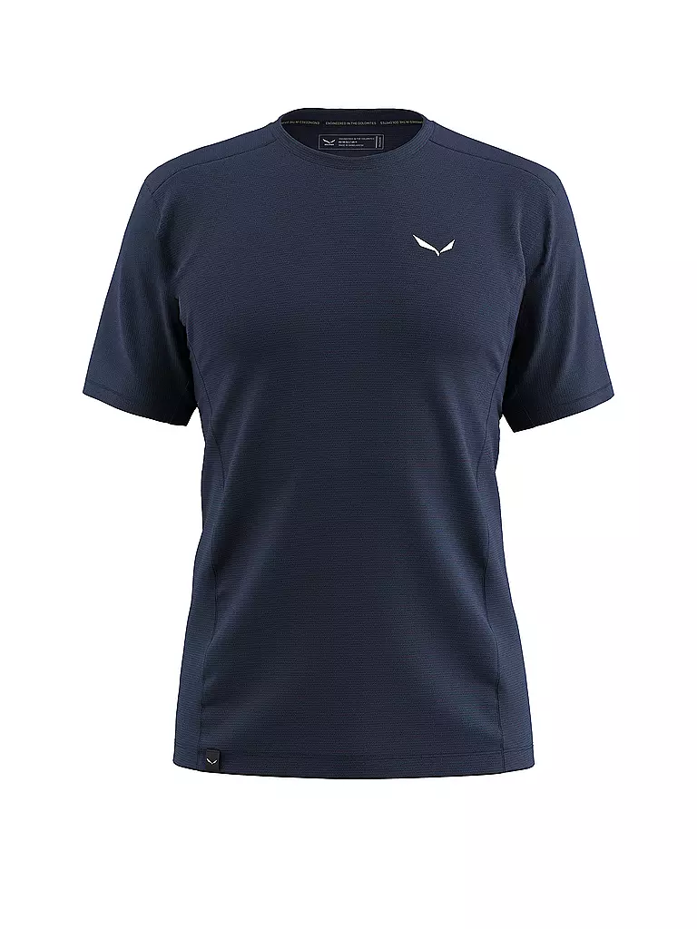 SALEWA | Maglietta funzionale da uomo Uomo Baselayer e T-shirt T-shirt Puez Melange Dry'Ton | Blu scuro