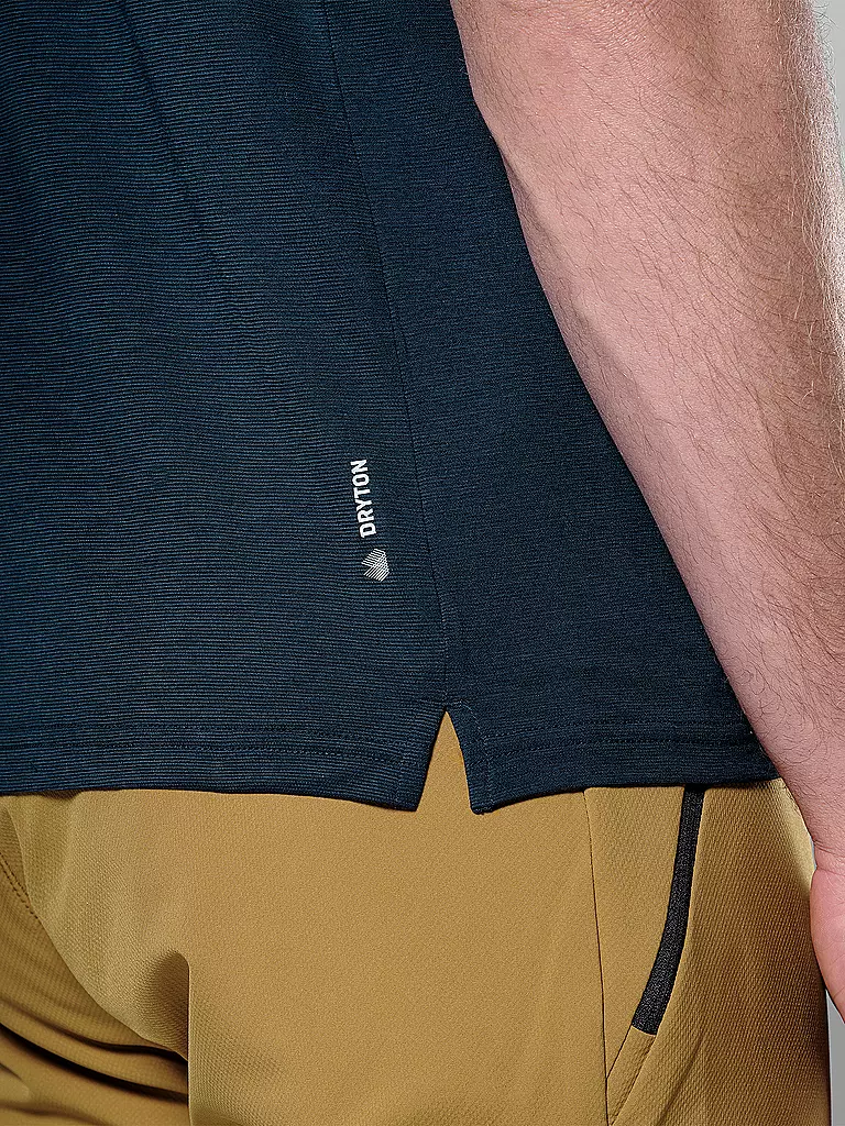 SALEWA | Maglietta funzionale da uomo Uomo Baselayer e T-shirt T-shirt Puez Melange Dry'Ton | Blu scuro