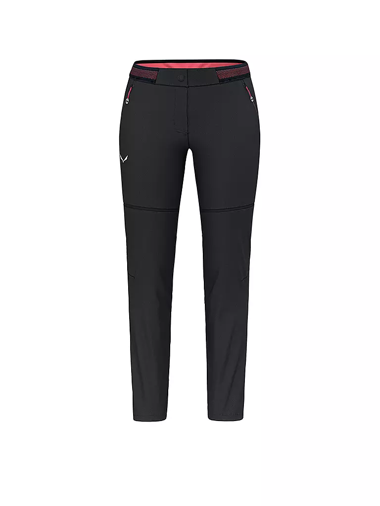 SALEWA | Pantaloni da trekking da donna Pedroc 2 DST ZipOff | Nero