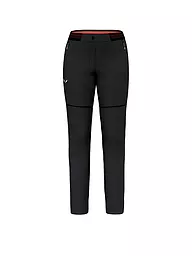 SALEWA | Pantaloni da trekking da donna Pedroc 2 Durastretch 2 in 1 ZipOff | Nero