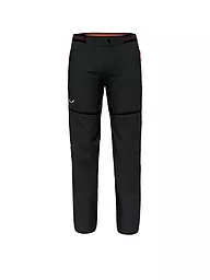 SALEWA | Pantaloni da trekking da uomo Pedroc 2 Durastretch 2 in 1 ZipOff | Nero