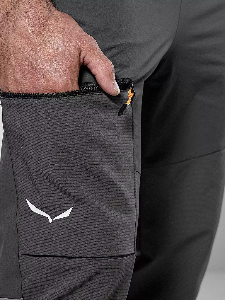 SALEWA | Pantaloni da trekking softshell da uomo NXT Durastretch | Blu scuro