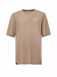 SALEWA | T-shirt funzionale da uomo Eagle Sunset Loose | Beige