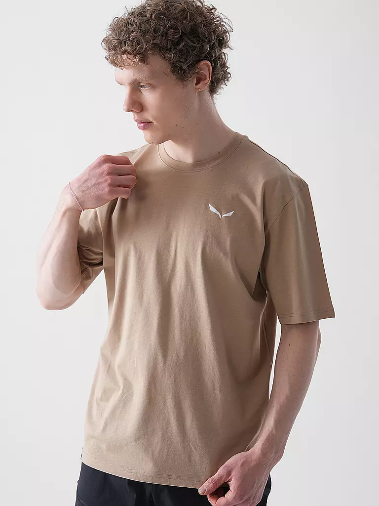 SALEWA | T-shirt funzionale da uomo Eagle Sunset Loose | Beige