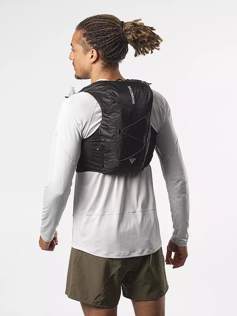 SALOMON | Gilet da idratazione Active Skin 8 Set | Nero