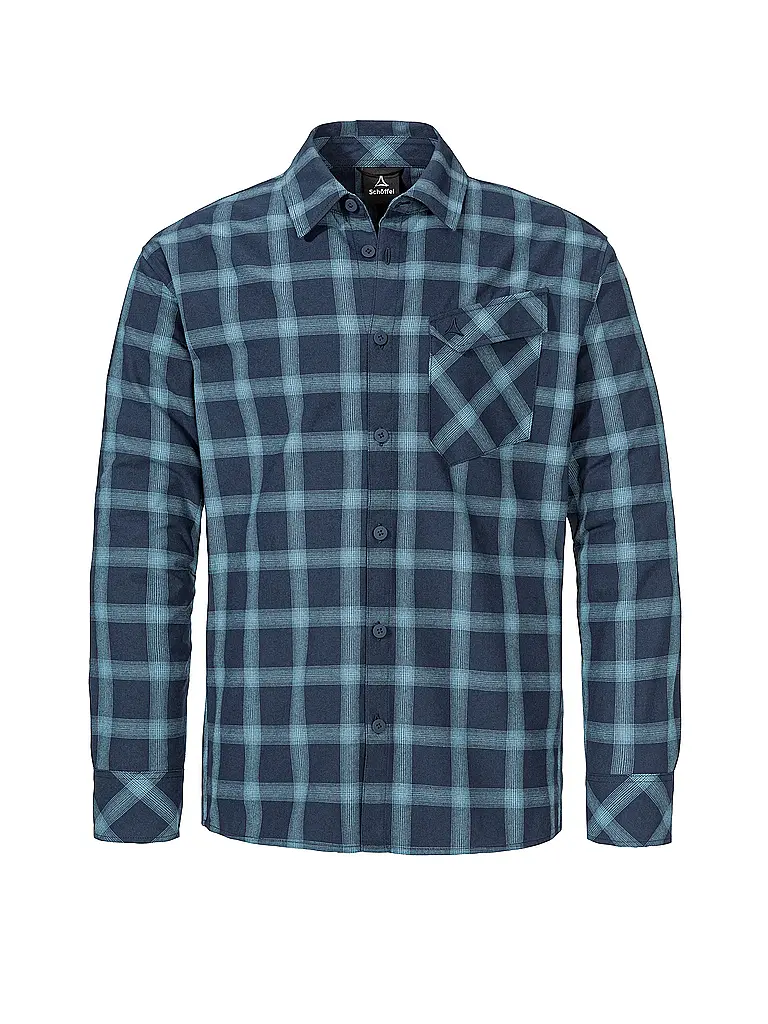 SCHÖFFEL | Camicia da uomo Poplar | Blu scuro