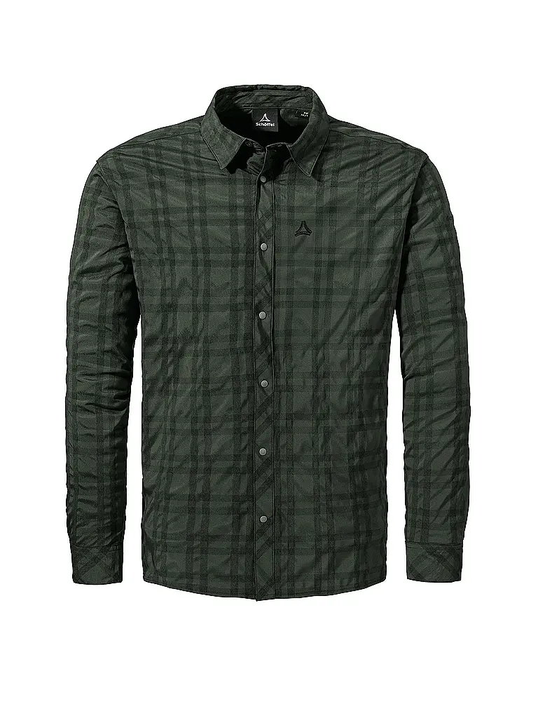 SCHÖFFEL | Camicia da uomo Yekuro | Verde scuro