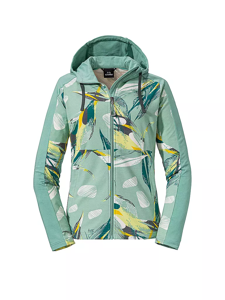 SCHÖFFEL | Damen Fleece Hoody Locarno L | Menta