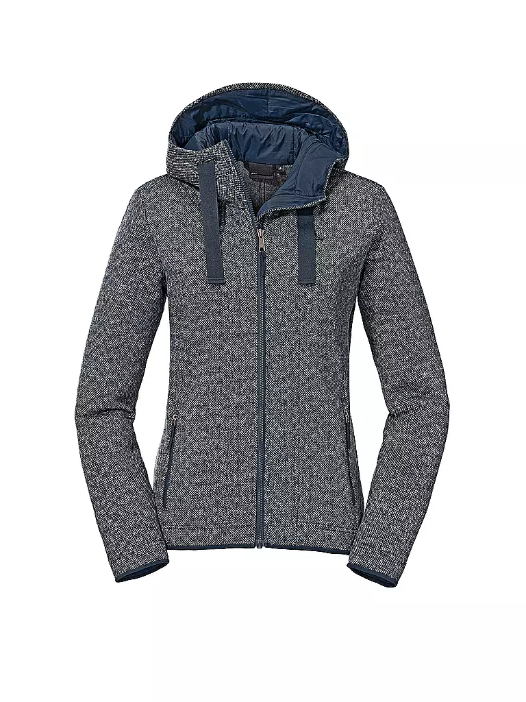 SCHÖFFEL | Damen Fleecejacke Aurora L Hoodie | Blu scuro