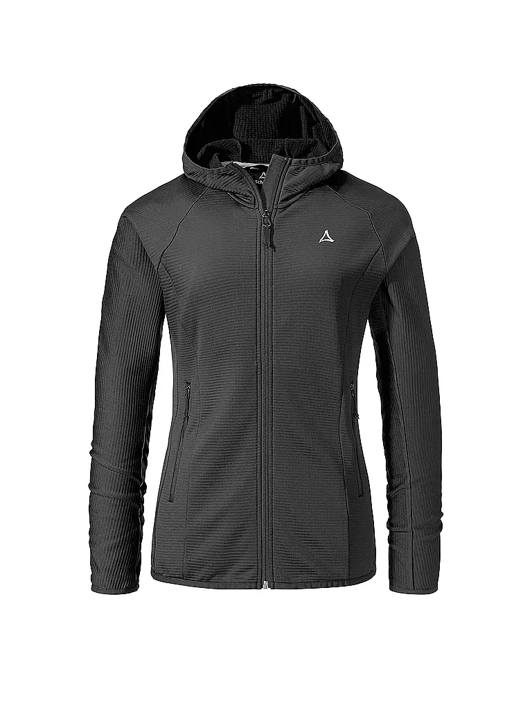 SCHÖFFEL | Damen Fleecejacke Cascata Hoodie | Nero
