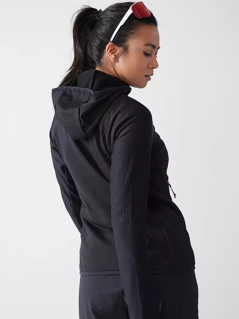 SCHÖFFEL | Damen Fleecejacke Cascata Hoodie | Nero