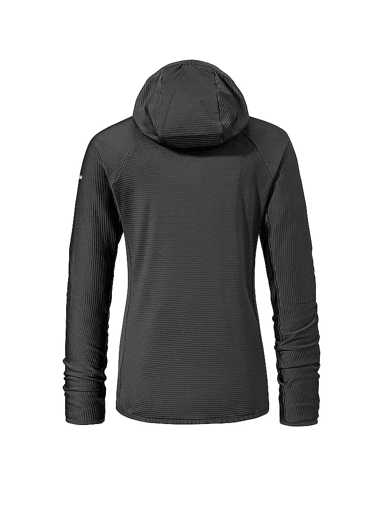 SCHÖFFEL | Damen Fleecejacke Cascata Hoodie | Nero