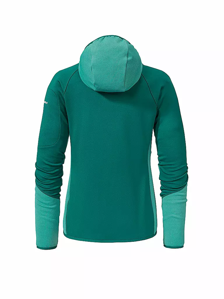 SCHÖFFEL | Damen Fleecejacke Lodron L Hoodie | Verde scuro