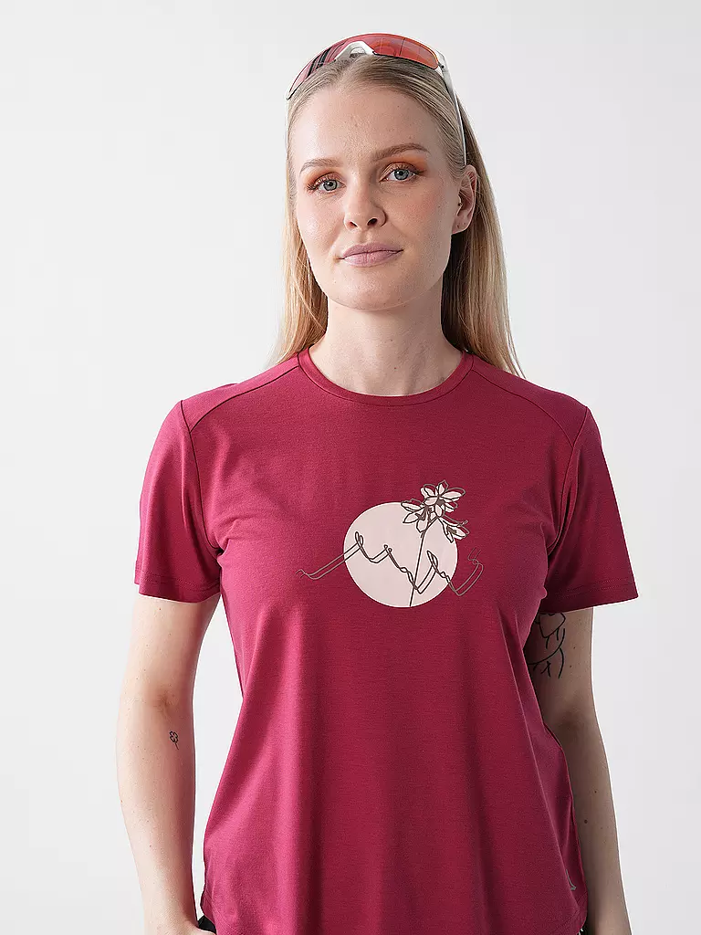 SCHÖFFEL | Damen Funktionsshirt Haberspitz L | Rosso scuro