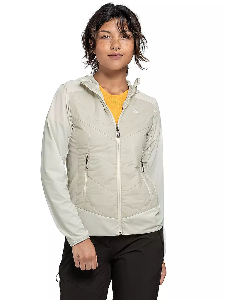 SCHÖFFEL | Damen Hybridjacke Style Blaueis Hoodie | Crema