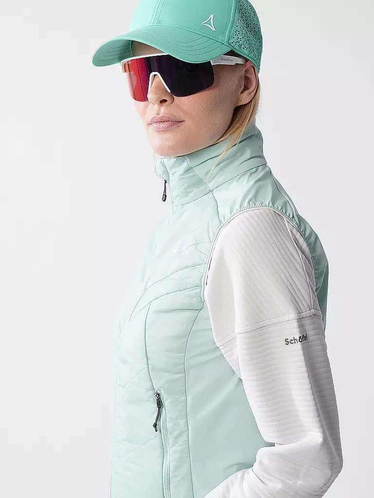 SCHÖFFEL | Damen Hybridweste Style Blaueis | Menta