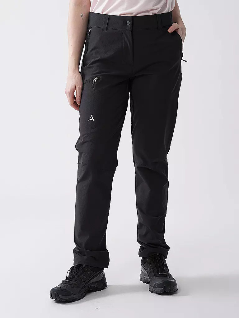 SCHÖFFEL | Damen Wanderhose Blaueis | Nero