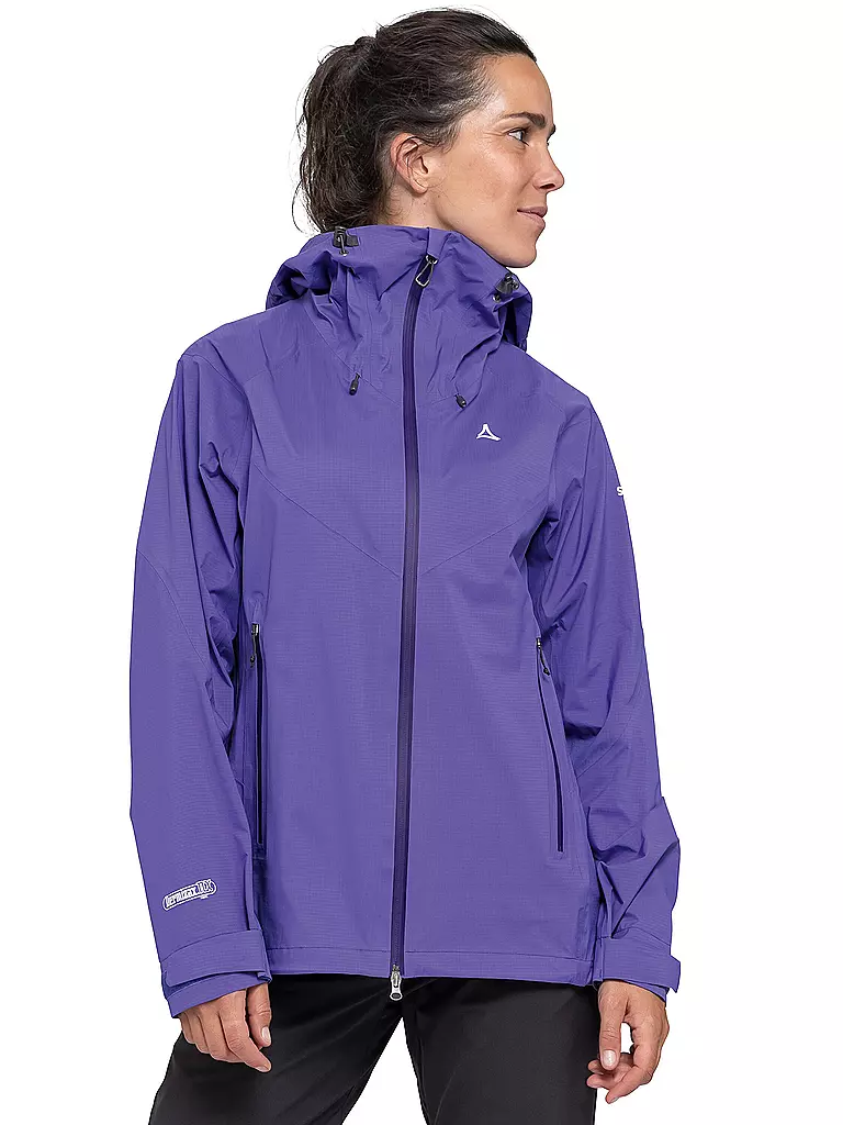 SCHÖFFEL | Damen Wanderjacke Mountain Style Blaueis 3L | Lilla