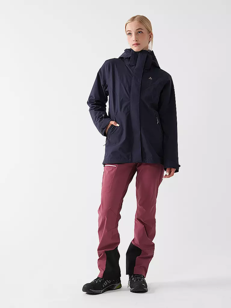 SCHÖFFEL | Damen Wanderjacke Tamina 3in1 Hoodie | Blu scuro