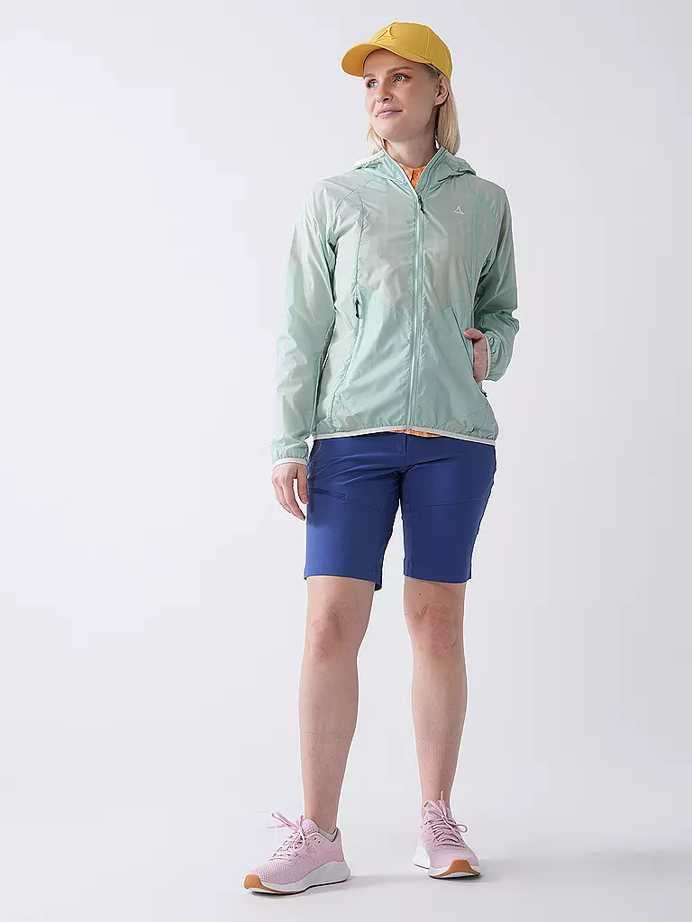 SCHÖFFEL | Damen Windjacke Wutach Hoodie | Menta