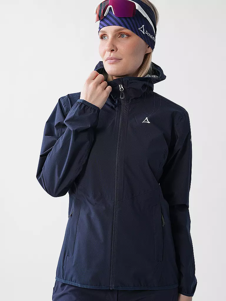 SCHÖFFEL | Giacca da trekking da donna Style Migandi VENTURI® 2.5L con cappuccio | Blu scuro