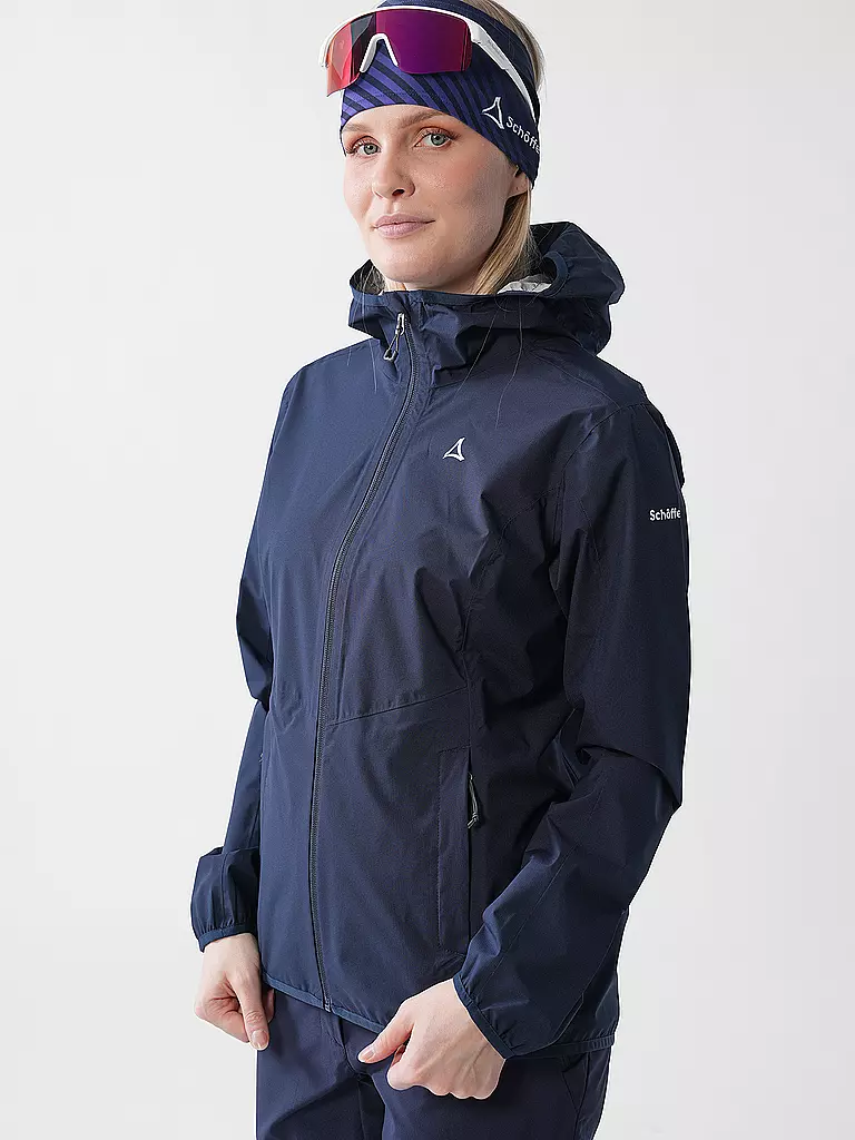 SCHÖFFEL | Giacca da trekking da donna Style Migandi VENTURI® 2.5L con cappuccio | Blu scuro