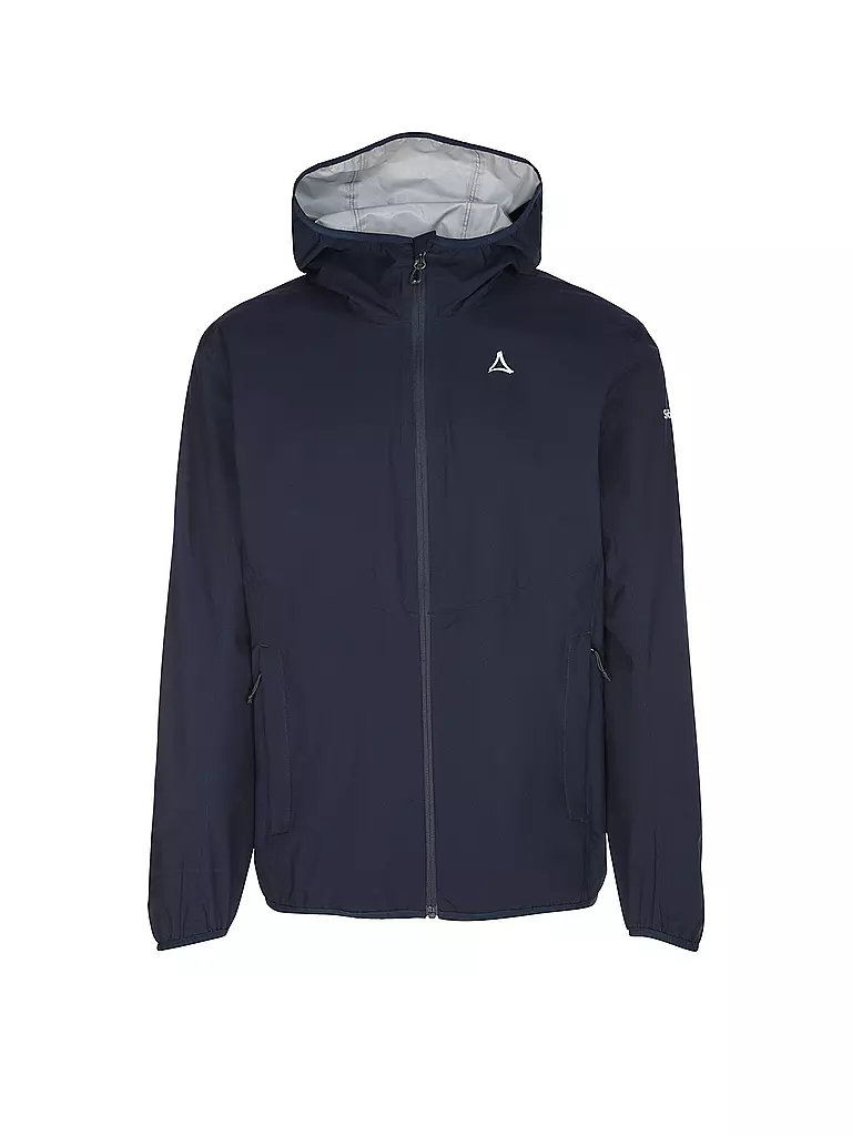 SCHÖFFEL | Giacca da trekking da uomo Migandi Venturi 2.5L con cappuccio | Blu scuro