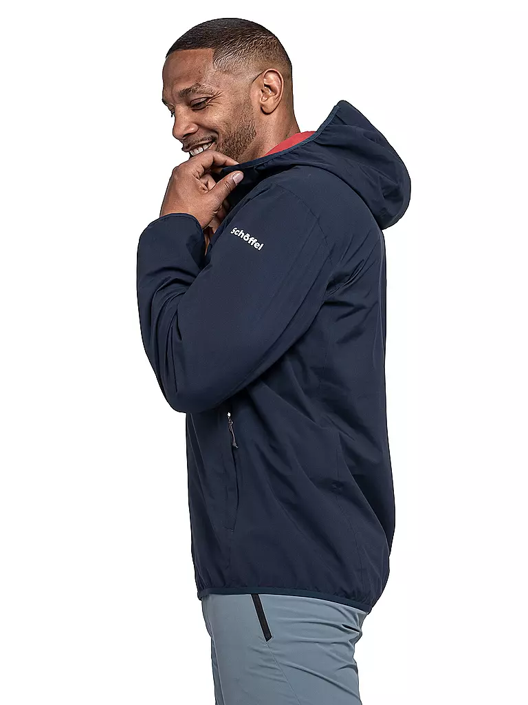 SCHÖFFEL | Giacca da trekking da uomo Migandi Venturi 2.5L con cappuccio | Blu scuro