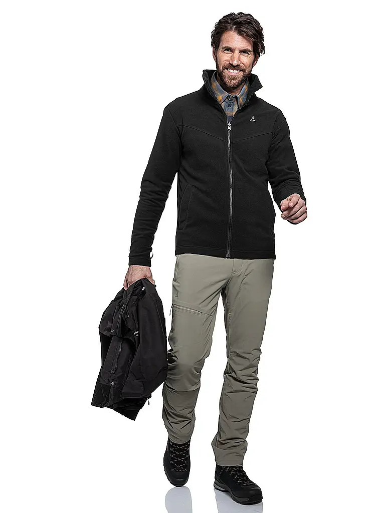 SCHÖFFEL | Giacca da trekking da uomo Okere eL 3in1 con cappuccio | Nero