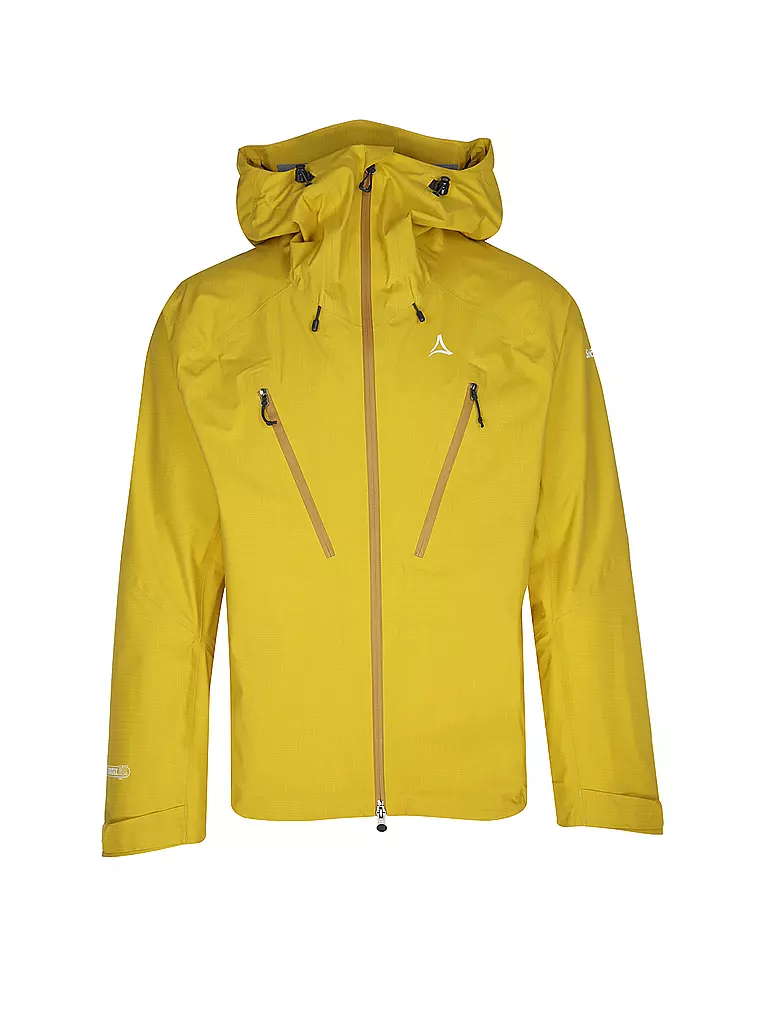 SCHÖFFEL | Giacca da trekking da uomo Style Blaueis 3L con cappuccio | Oro